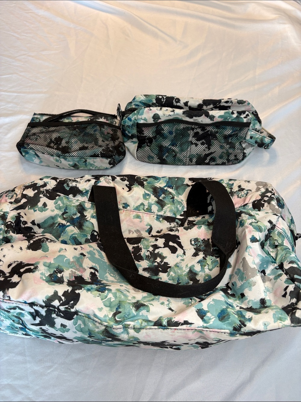 Indigo Travel Duffle with Matching Pouches
